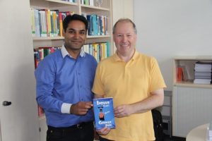 dr gagan with indian curry book