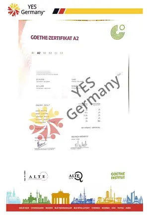 german language letter 17- study in germany consultants | yes germany