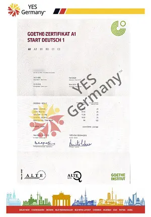 german language letter 26- study in germany consultants | yes germany