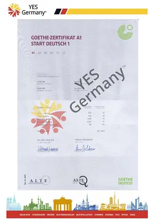 german language letter 23- study in germany consultants | yes germany