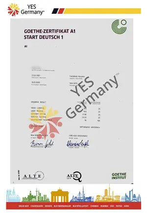 german language letter1 - study in germany consultants | yes germany