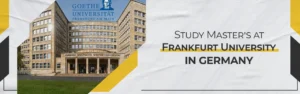 Study Masters at Frankfurt University in Germany
