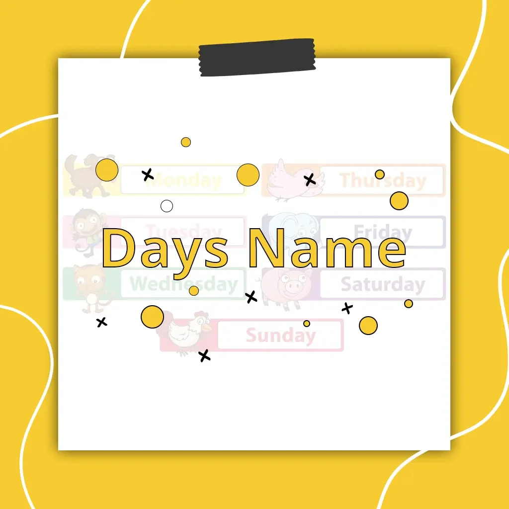 Days Name in German