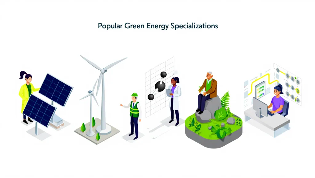 Popular green energy specializations include | YES Germany | YES Germany Popular green energy specializations include