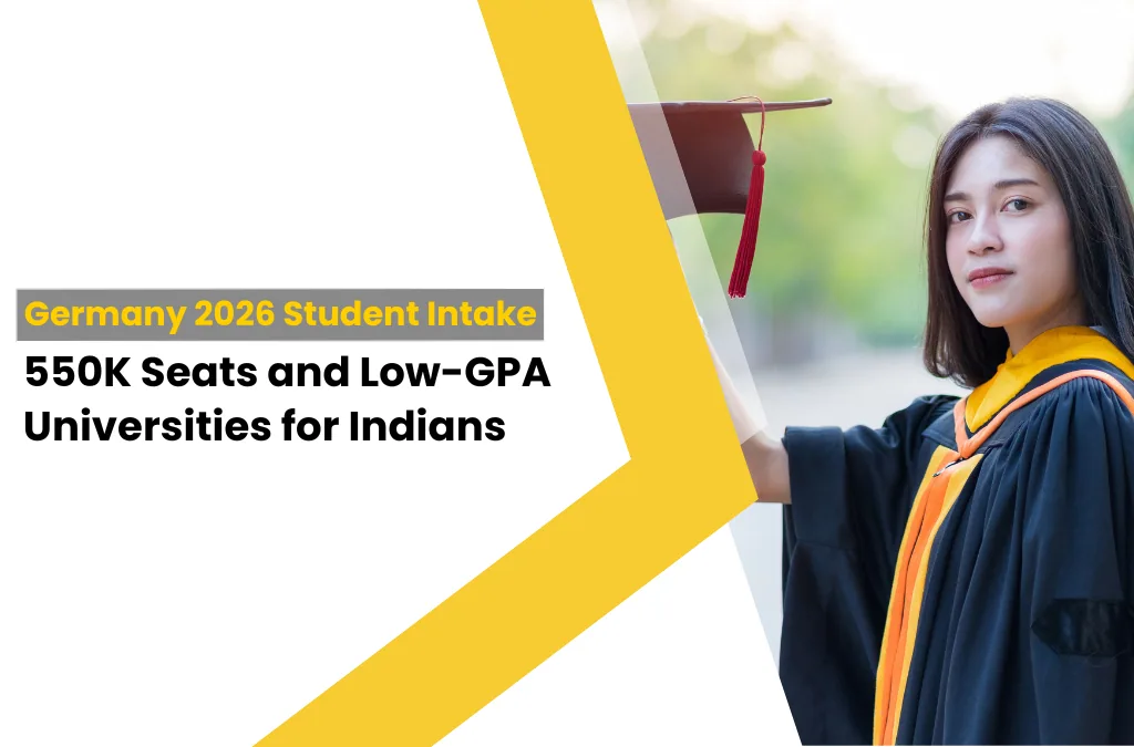 Germany 2026 Student Intake: 550K Seats and Low-GPA Universities for Indians
