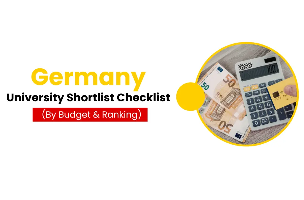 Germany University Shortlist Checklist