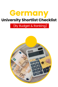 Germany University Shortlist Checklist