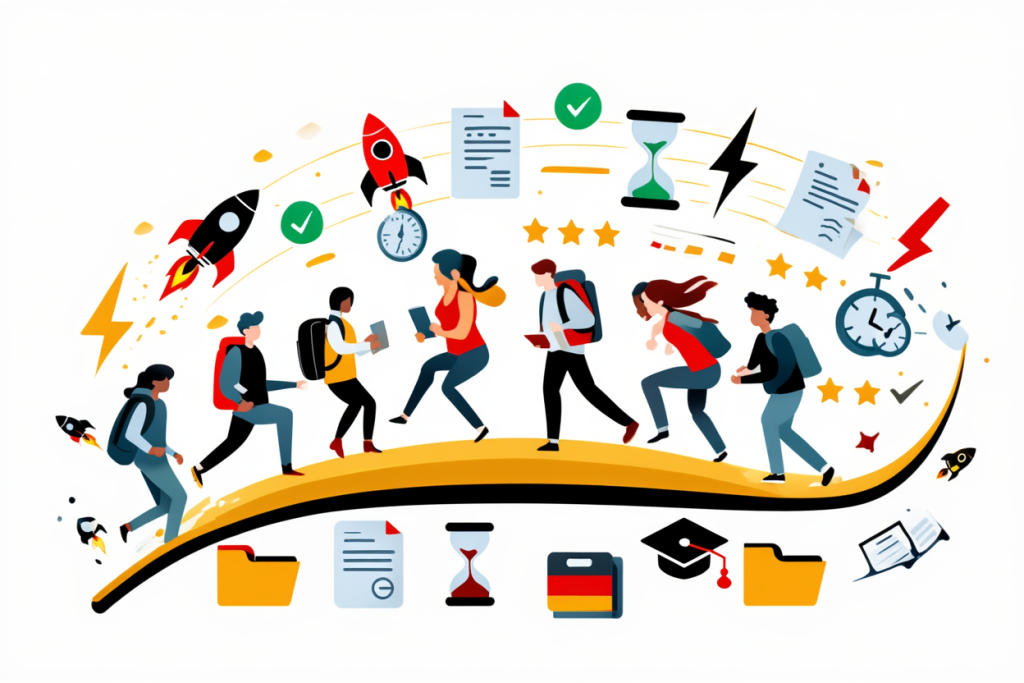 Which students usually get selected faster?